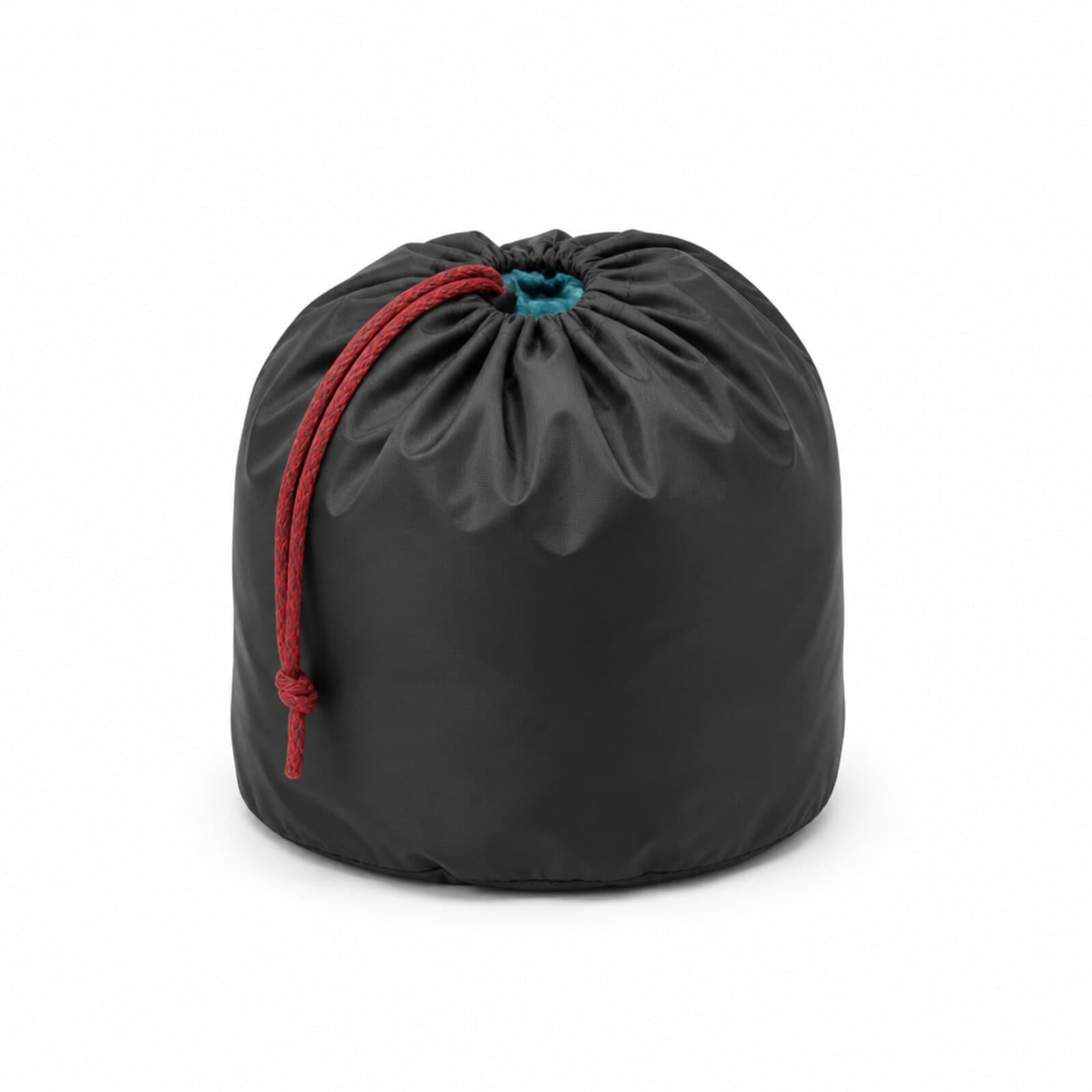 Wetsuit changing mat cinched closed into a compact dry bag